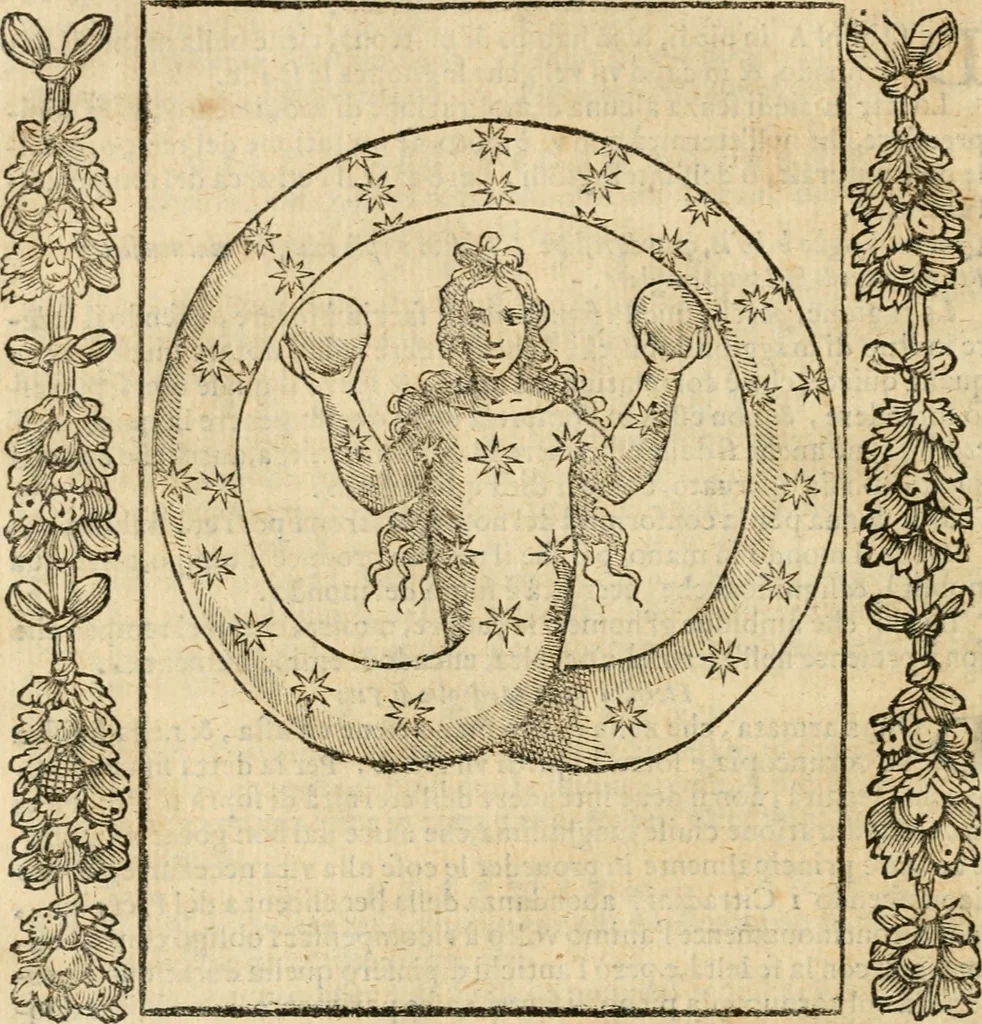 An illustration from Iconologia, ouero, Descrittione di diuerse imagini cauate dall'antichità, & di propria inuentione, 1603, leaf 163