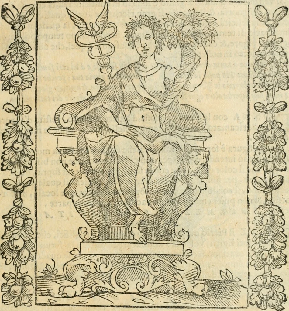 An illustration from Iconologia, ouero, Descrittione di diuerse imagini cauate dall'antichità, & di propria inuentione, 1603, leaf 178