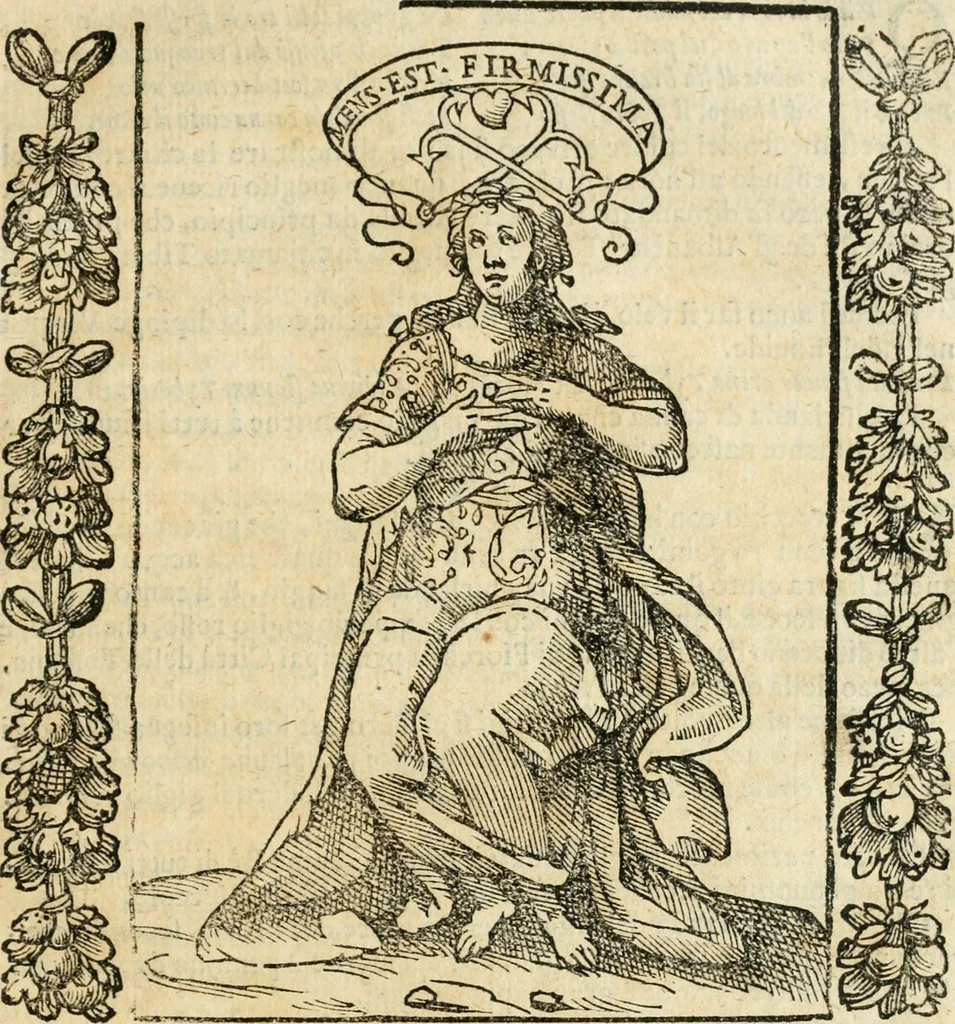 An illustration from Iconologia, ouero, Descrittione di diuerse imagini cauate dall'antichità, & di propria inuentione, 1603, leaf 180