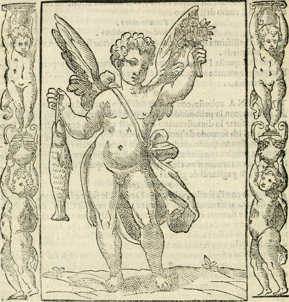 An illustration from Iconologia, ouero, Descrittione di diuerse imagini cauate dall'antichità, & di propria inuentione, 1603, leaf 195
