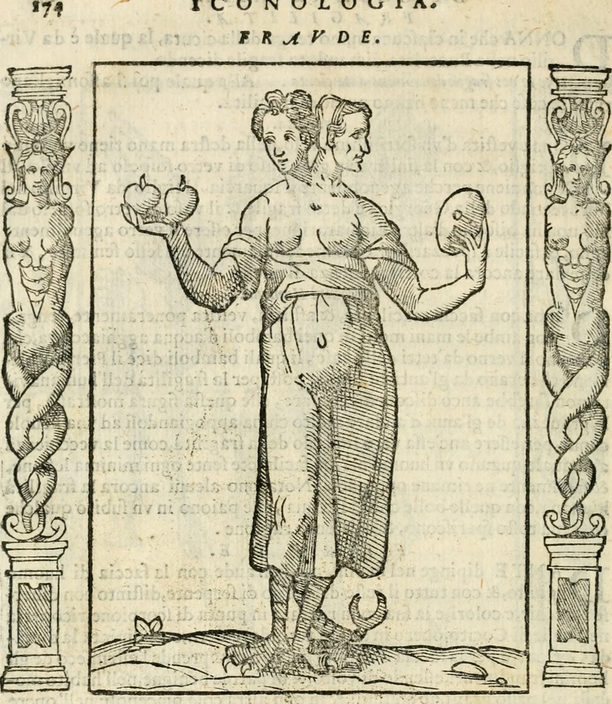 An illustration from Iconologia, ouero, Descrittione di diuerse imagini cauate dall'antichità, & di propria inuentione, 1603, leaf 197