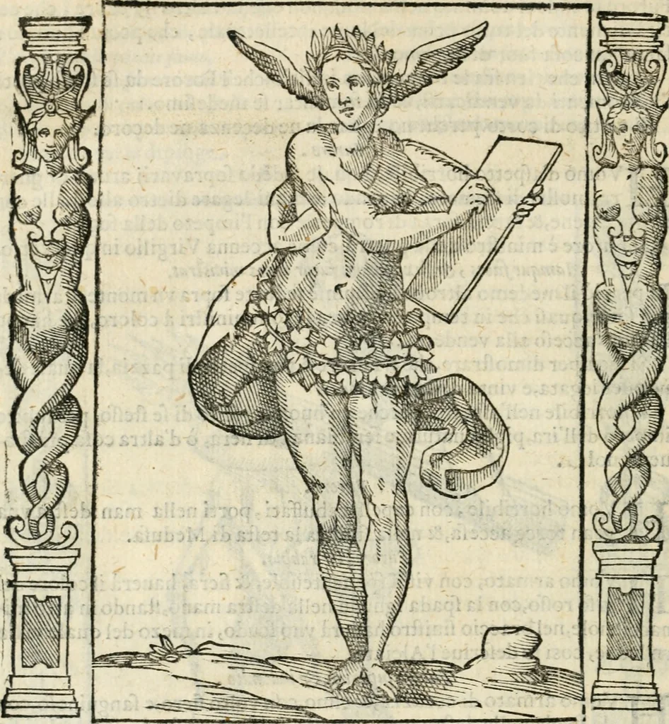 An illustration from Iconologia, ouero, Descrittione di diuerse imagini cauate dall'antichità, & di propria inuentione, 1603, leaf 201