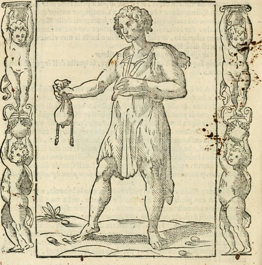 An illustration from Iconologia, ouero, Descrittione di diuerse imagini cauate dall'antichità, & di propria inuentione, 1603, leaf 203