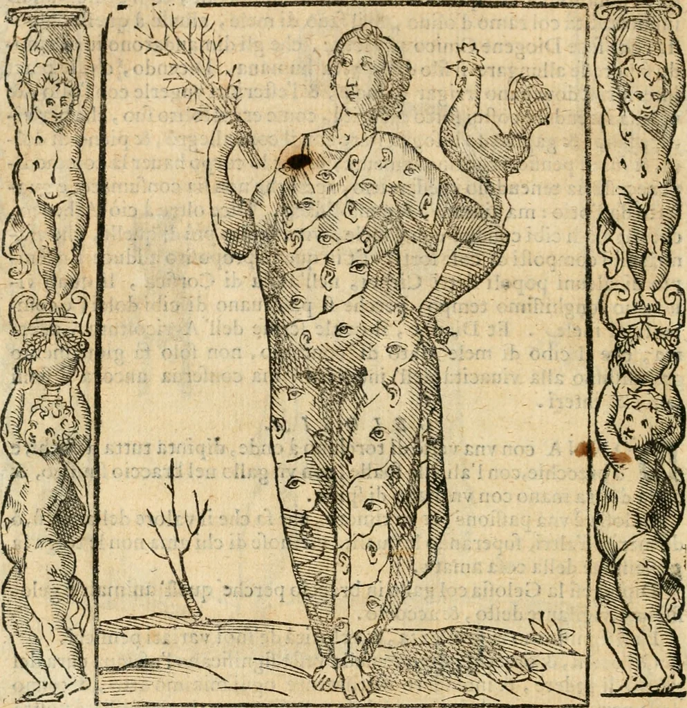 An illustration from Iconologia, ouero, Descrittione di diuerse imagini cauate dall'antichità, & di propria inuentione, 1603, leaf 205