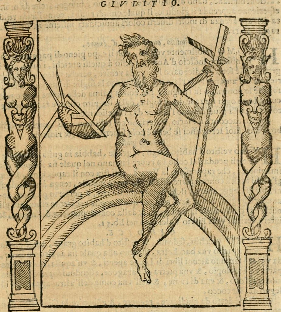 An illustration from Iconologia, ouero, Descrittione di diuerse imagini cauate dall'antichità, & di propria inuentione, 1603, leaf 208