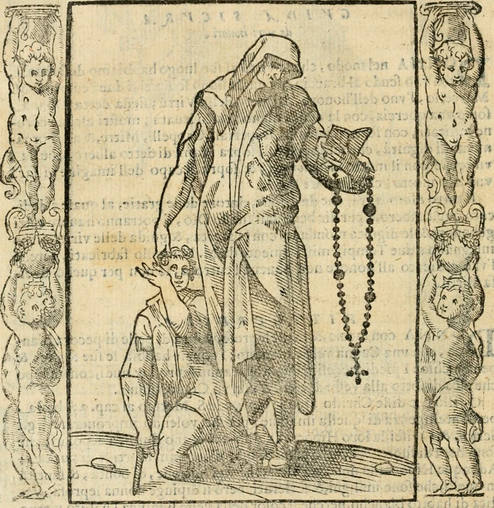 An illustration from Iconologia, ouero, Descrittione di diuerse imagini cauate dall'antichità, & di propria inuentione, 1603, leaf 223