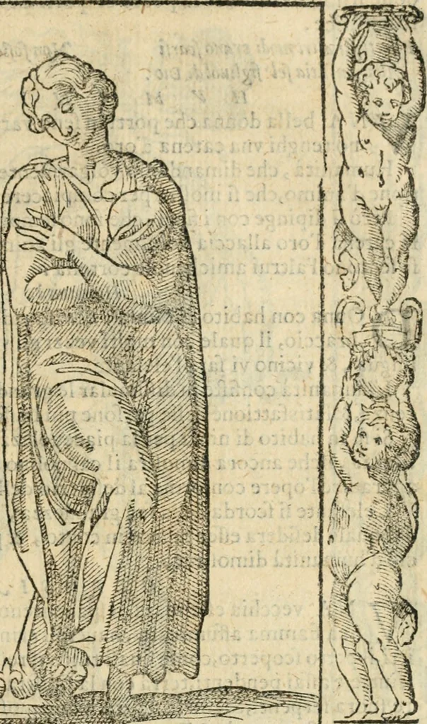 An illustration from Iconologia, ouero, Descrittione di diuerse imagini cauate dall'antichità, & di propria inuentione, 1603, leaf 238