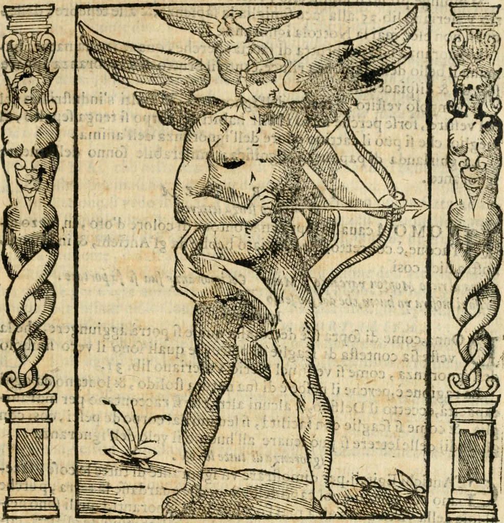 An illustration from Iconologia, ouero, Descrittione di diuerse imagini cauate dall'antichità, & di propria inuentione, 1603, leaf 244