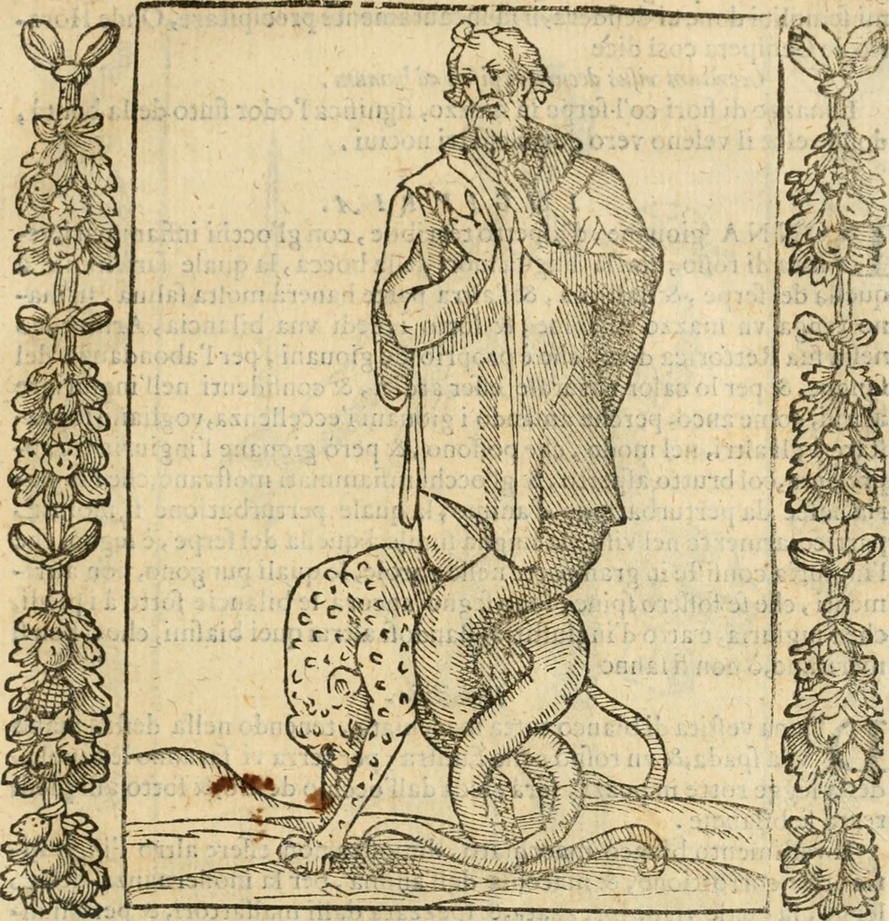 An illustration from Iconologia, ouero, Descrittione di diuerse imagini cauate dall'antichità, & di propria inuentione, 1603, leaf 252