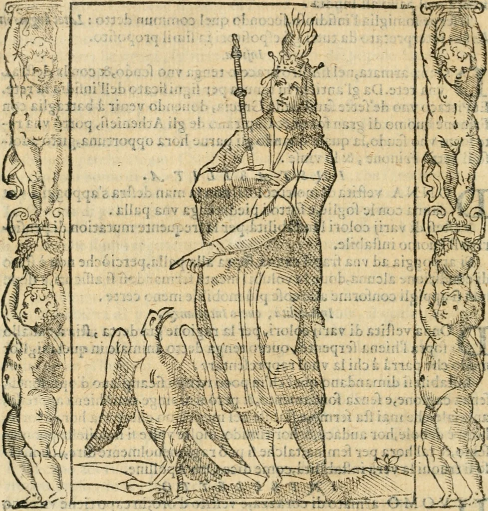 An illustration from Iconologia, ouero, Descrittione di diuerse imagini cauate dall'antichità, & di propria inuentione, 1603, leaf 261