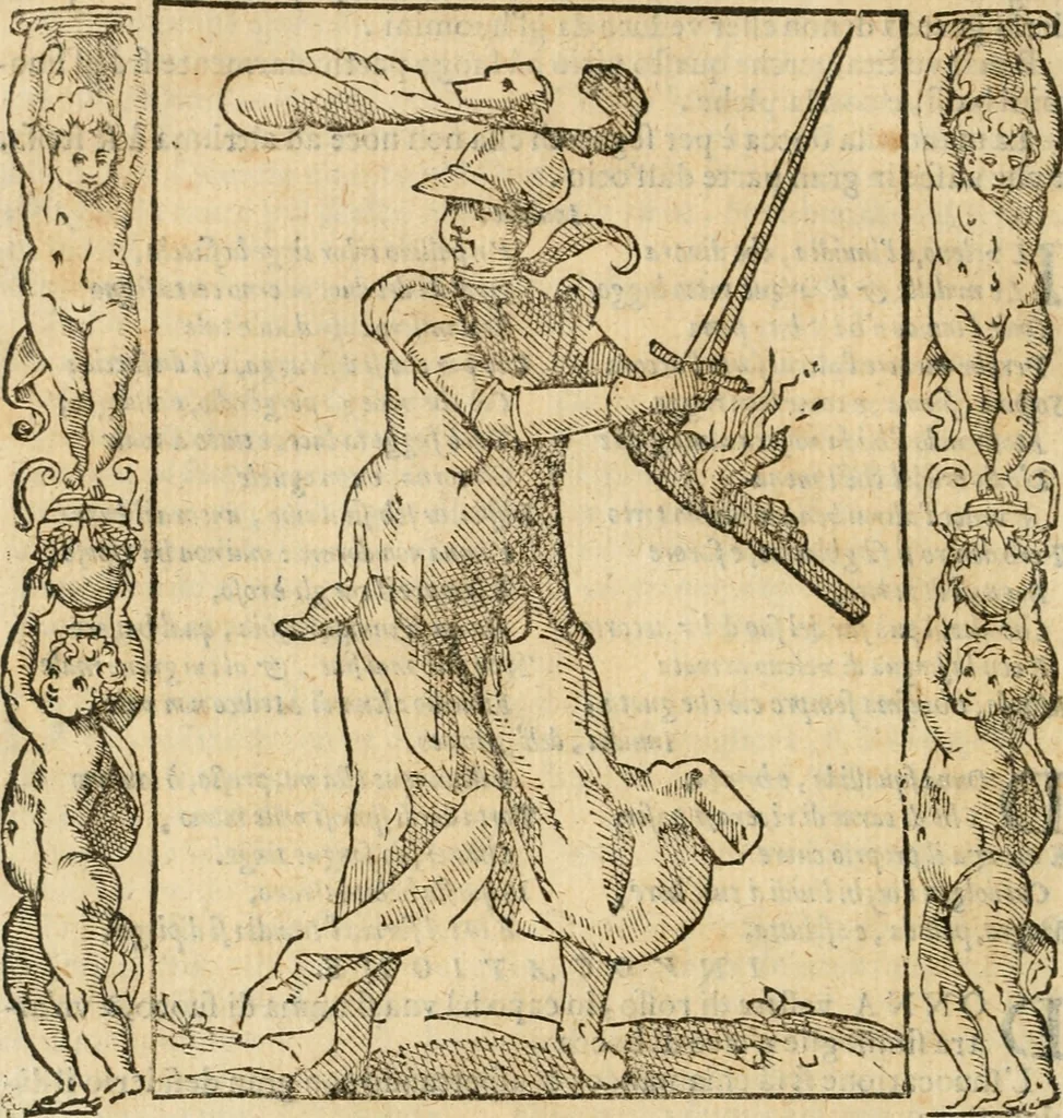 An illustration from Iconologia, ouero, Descrittione di diuerse imagini cauate dall'antichità, & di propria inuentione, 1603, leaf 267