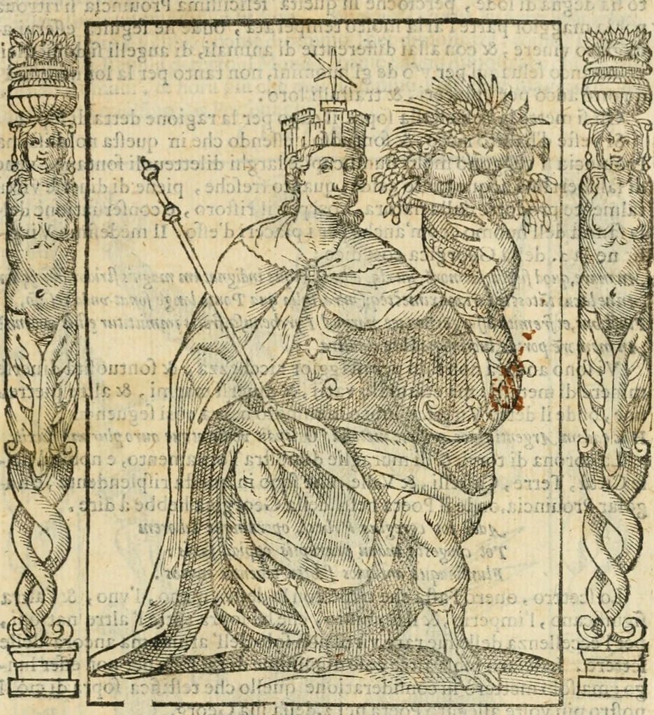 An illustration from Iconologia, ouero, Descrittione di diuerse imagini cauate dall'antichità, & di propria inuentione, 1603, leaf 270