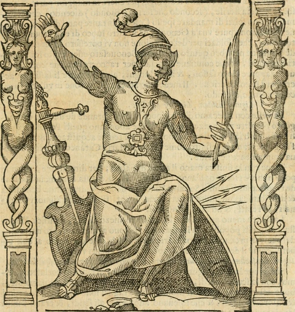 An illustration from Iconologia, ouero, Descrittione di diuerse imagini cauate dall'antichità, & di propria inuentione, 1603, leaf 272