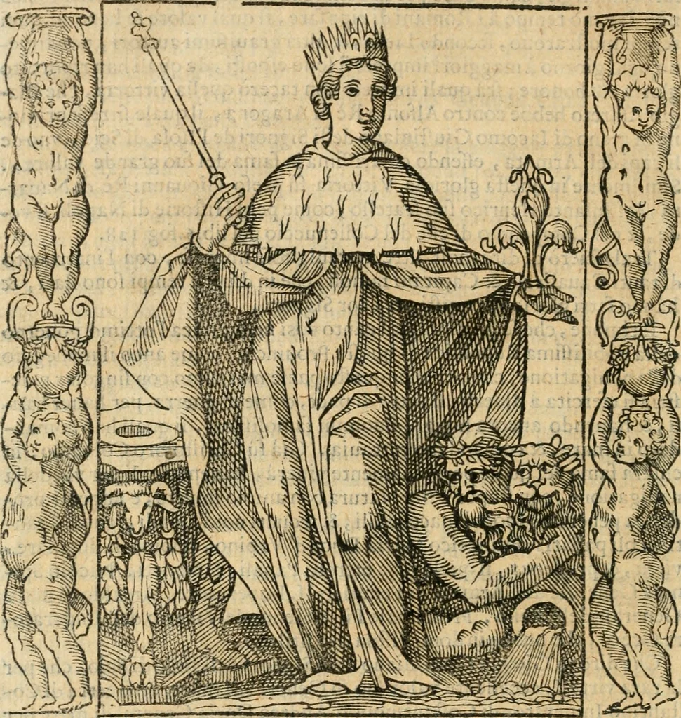 An illustration from Iconologia, ouero, Descrittione di diuerse imagini cauate dall'antichità, & di propria inuentione, 1603, leaf 275