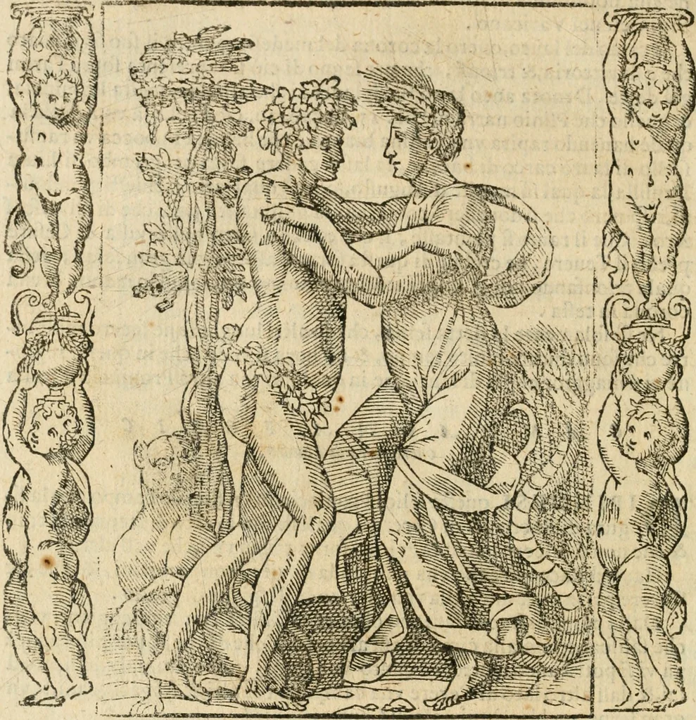 An illustration from Iconologia, ouero, Descrittione di diuerse imagini cauate dall'antichità, & di propria inuentione, 1603, leaf 285