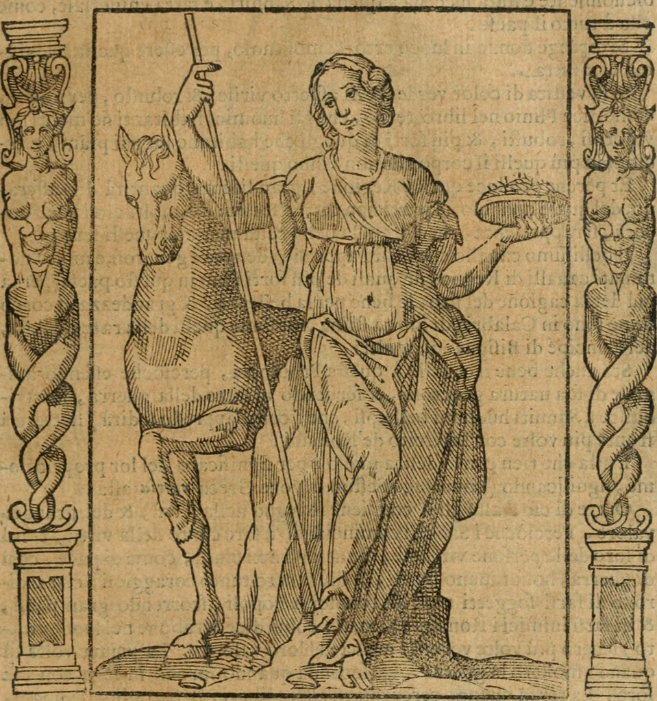 An illustration from Iconologia, ouero, Descrittione di diuerse imagini cauate dall'antichità, & di propria inuentione, 1603, leaf 290