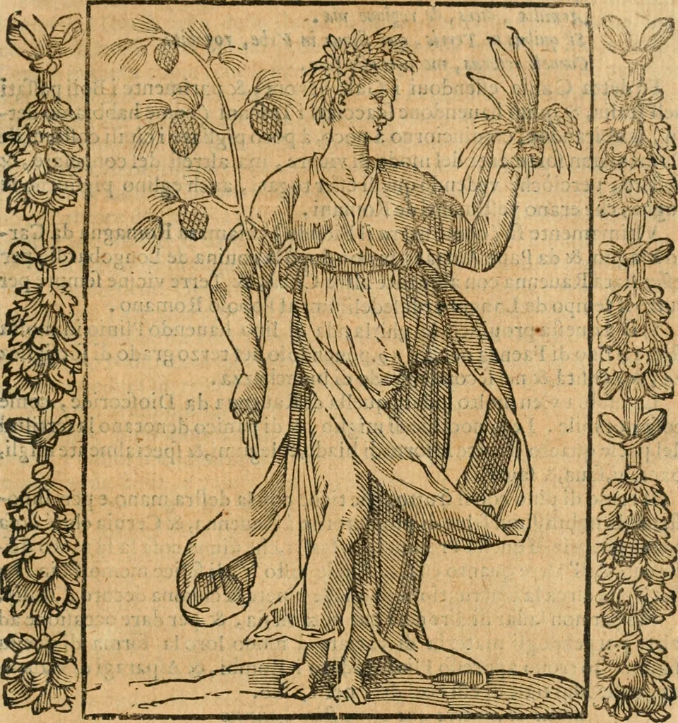 An illustration from Iconologia, ouero, Descrittione di diuerse imagini cauate dall'antichità, & di propria inuentione, 1603, leaf 294