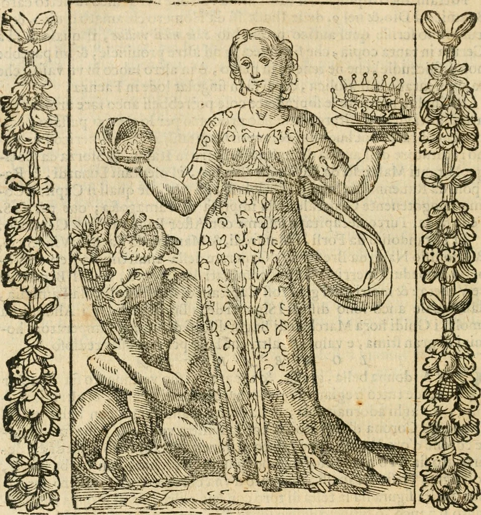An illustration from Iconologia, ouero, Descrittione di diuerse imagini cauate dall'antichità, & di propria inuentione, 1603, leaf 297