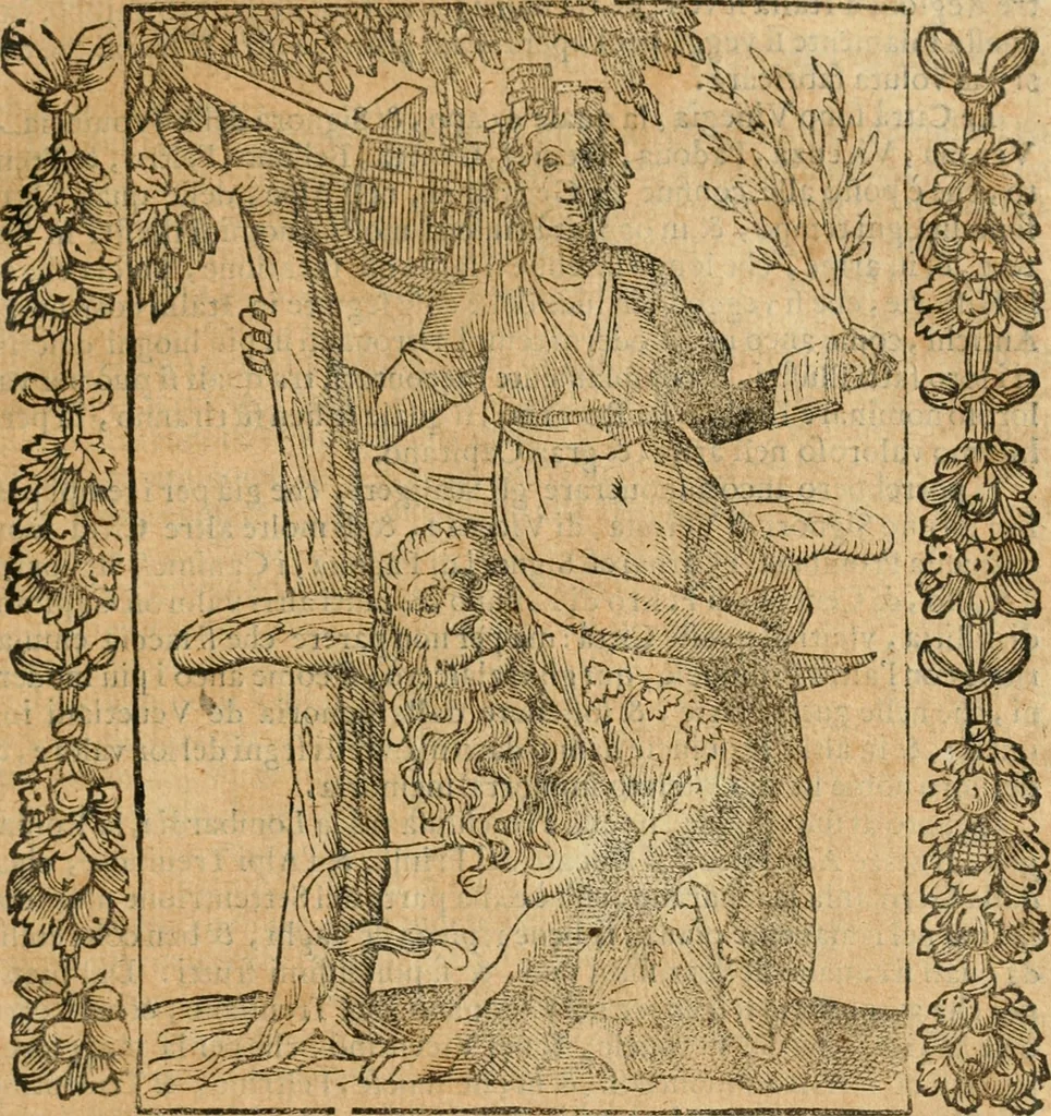 An illustration from Iconologia, ouero, Descrittione di diuerse imagini cauate dall'antichità, & di propria inuentione, 1603, leaf 300