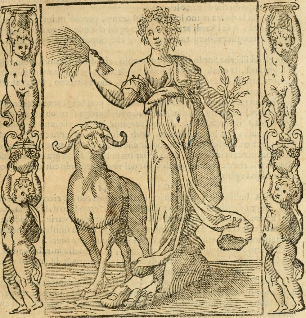 An illustration from Iconologia, ouero, Descrittione di diuerse imagini cauate dall'antichità, & di propria inuentione, 1603, leaf 308