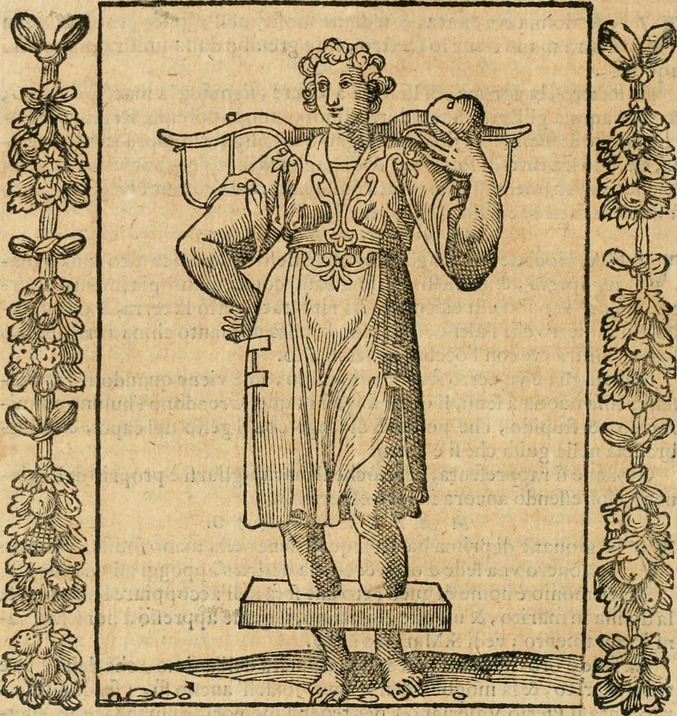 An illustration from Iconologia, ouero, Descrittione di diuerse imagini cauate dall'antichità, & di propria inuentione, 1603, leaf 329