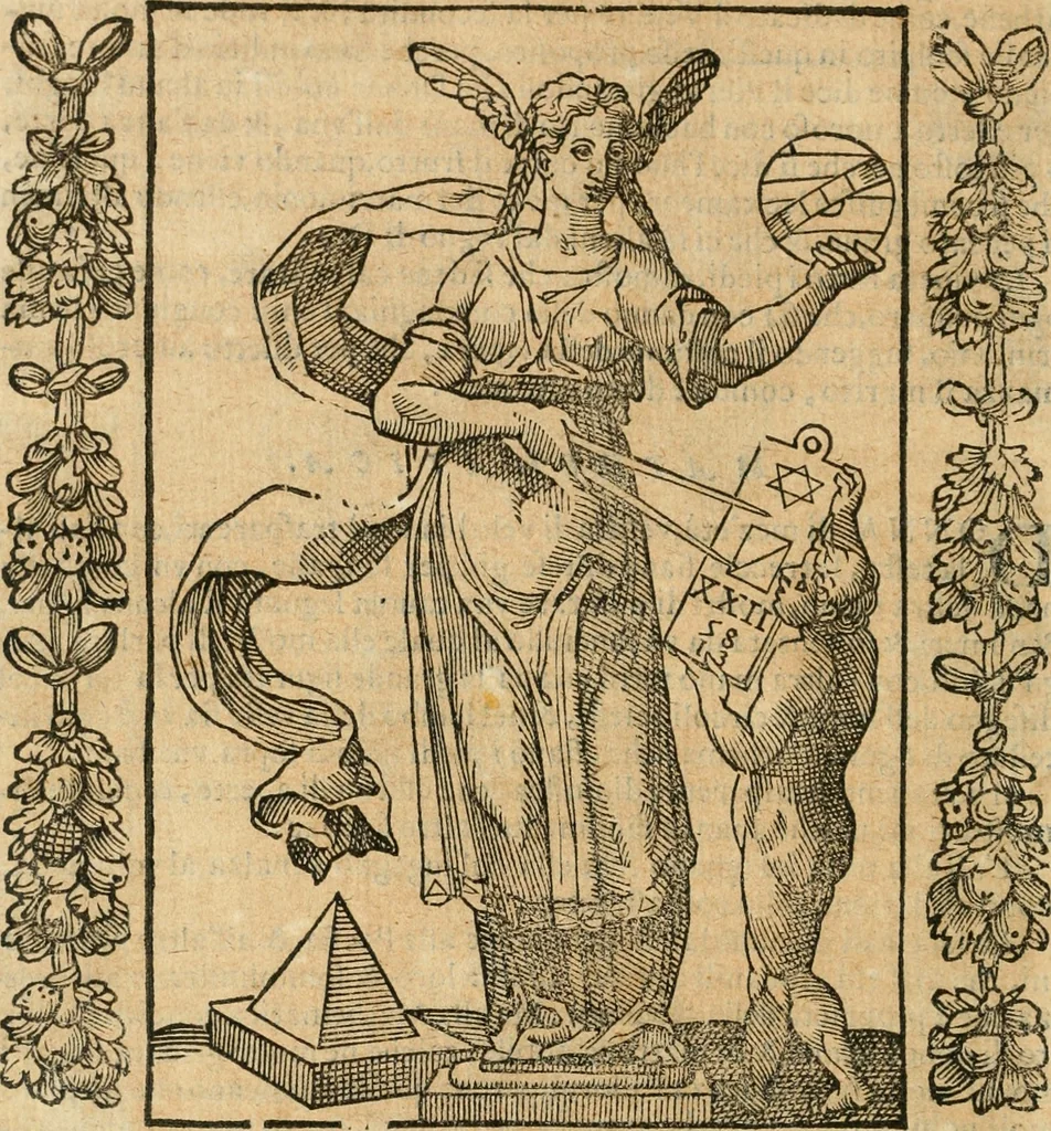 An illustration from Iconologia, ouero, Descrittione di diuerse imagini cauate dall'antichità, & di propria inuentione, 1603, leaf 331