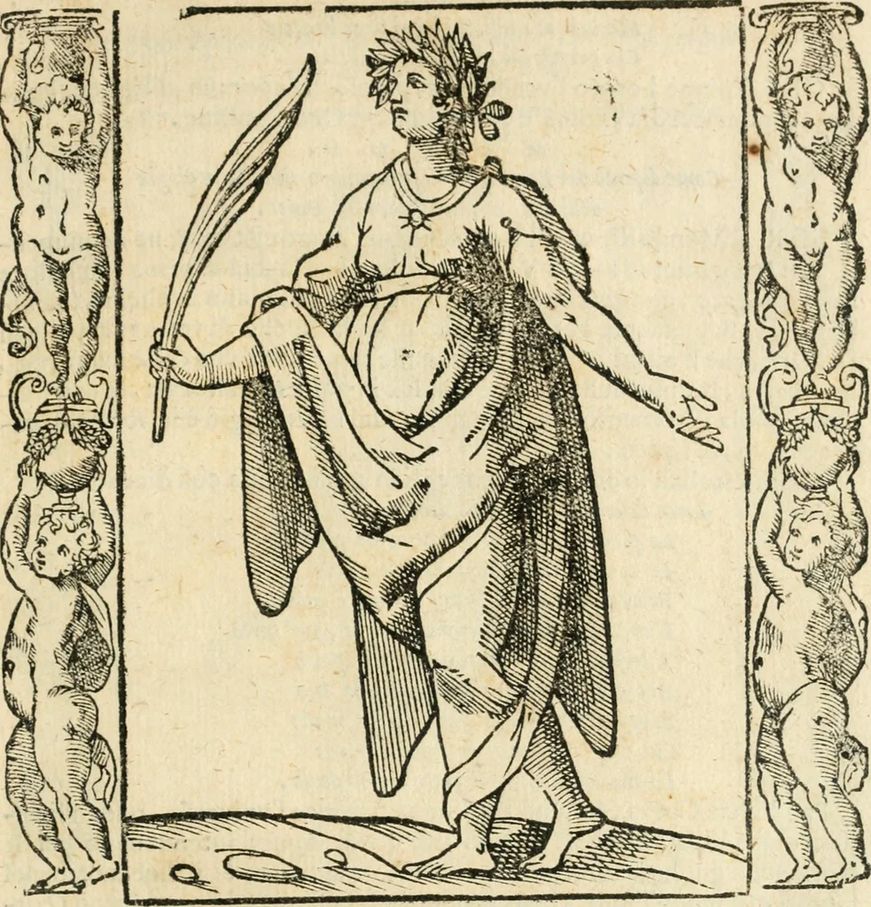 An illustration from Iconologia, ouero, Descrittione di diuerse imagini cauate dall'antichità, & di propria inuentione, 1603, leaf 352