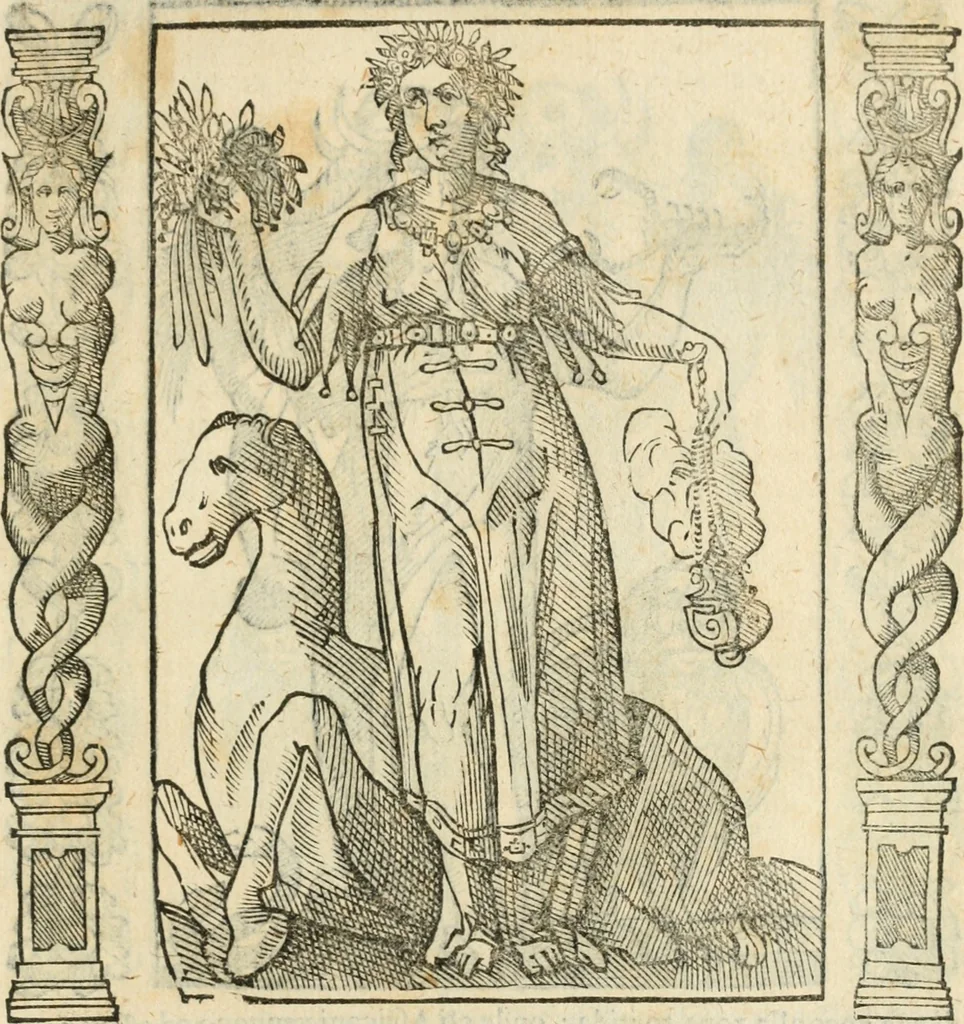 An illustration from Iconologia, ouero, Descrittione di diuerse imagini cauate dall'antichità, & di propria inuentione, 1603, leaf 358