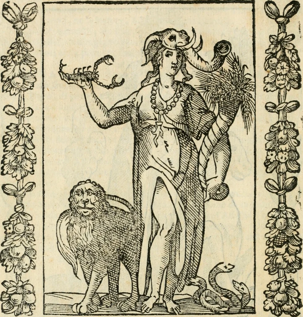 An illustration from Iconologia, ouero, Descrittione di diuerse imagini cauate dall'antichità, & di propria inuentione, 1603, leaf 359