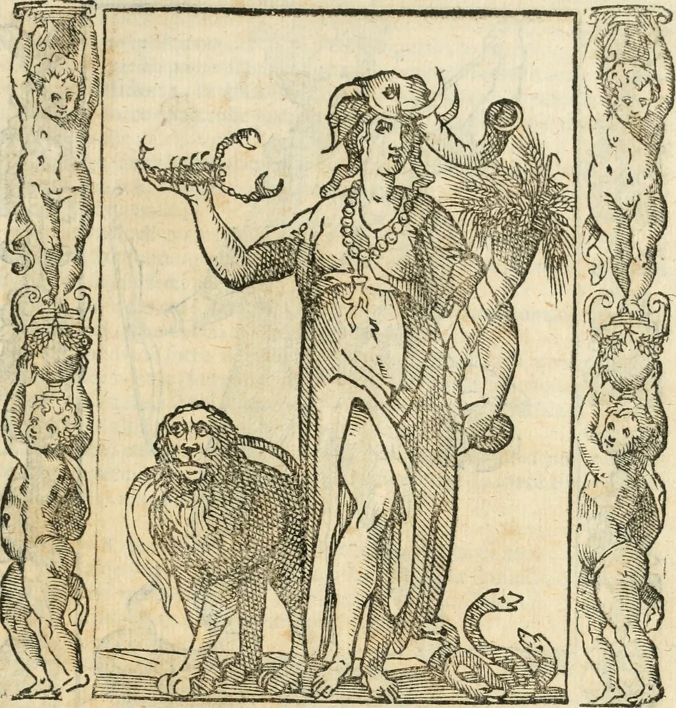 An illustration from Iconologia, ouero, Descrittione di diuerse imagini cauate dall'antichità, & di propria inuentione, 1603, leaf 360