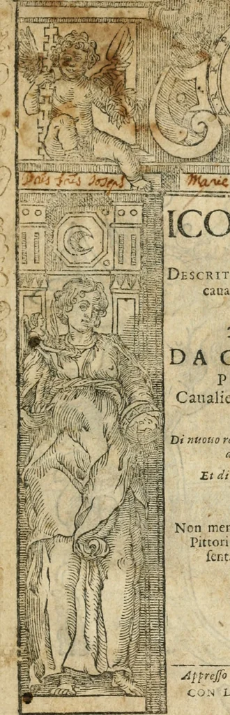An illustration from Iconologia, ouero, Descrittione di diuerse imagini cauate dall'antichità, & di propria inuentione, 1603, leaf 4