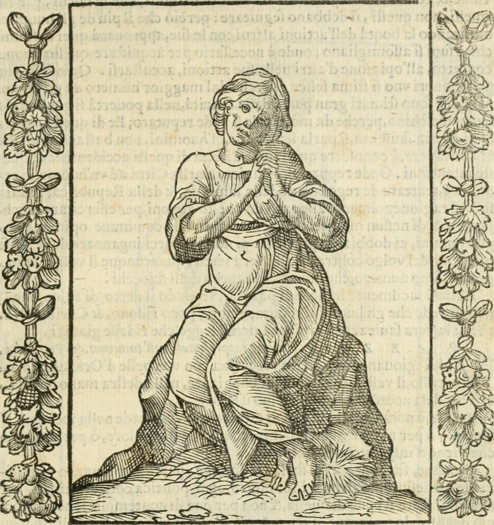 An illustration from Iconologia, ouero, Descrittione di diuerse imagini cauate dall'antichità, & di propria inuentione, 1603, leaf 404