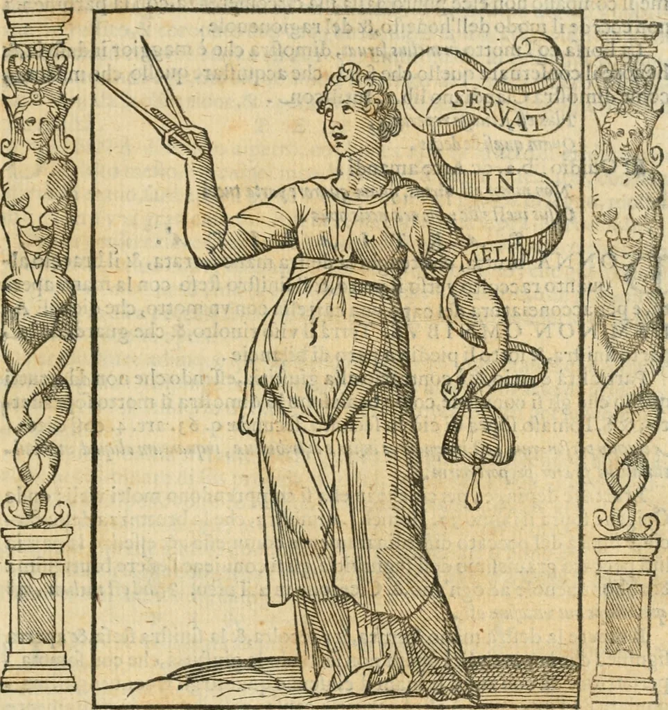 An illustration from Iconologia, ouero, Descrittione di diuerse imagini cauate dall'antichità, & di propria inuentione, 1603, leaf 408