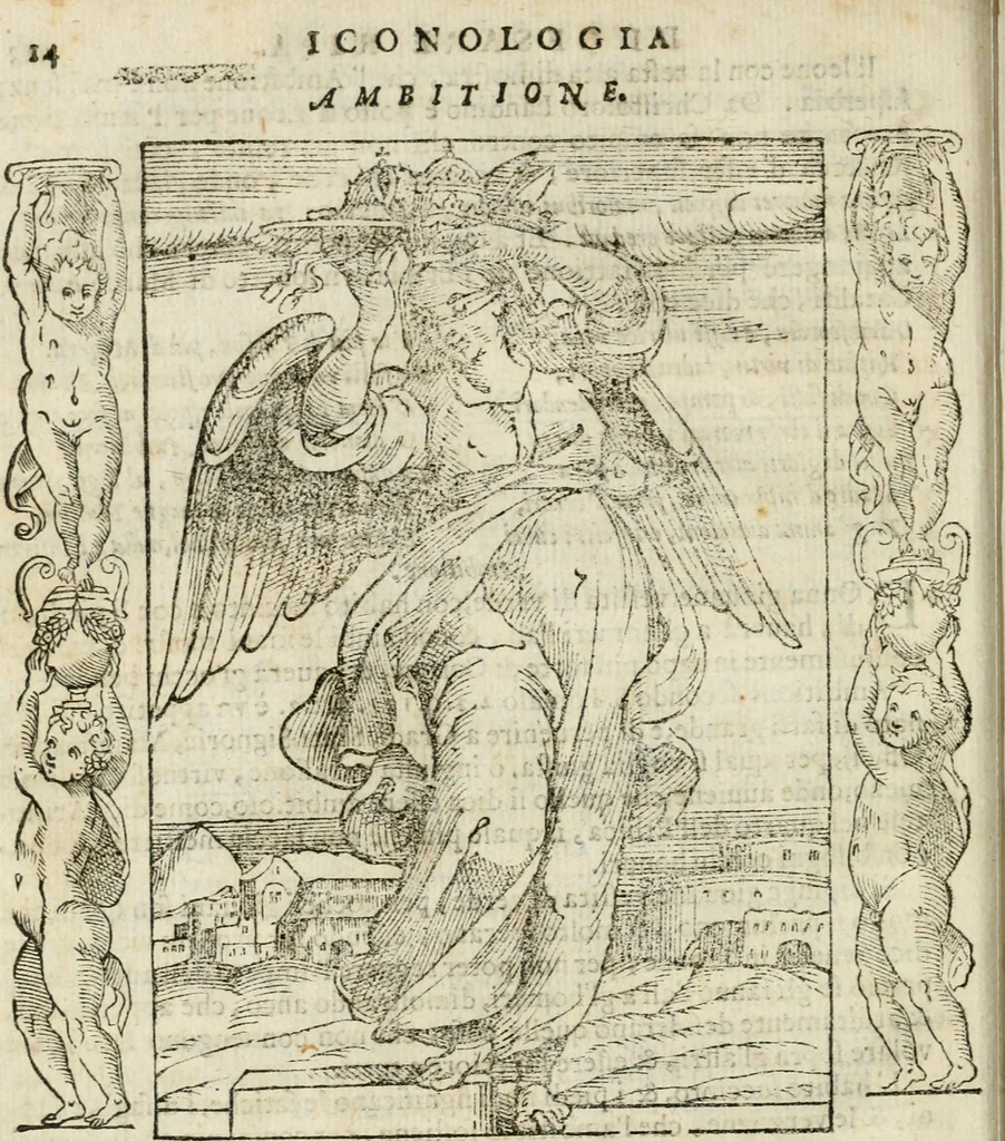 An illustration from Iconologia, ouero, Descrittione di diuerse imagini cauate dall'antichità, & di propria inuentione, 1603, leaf 41
