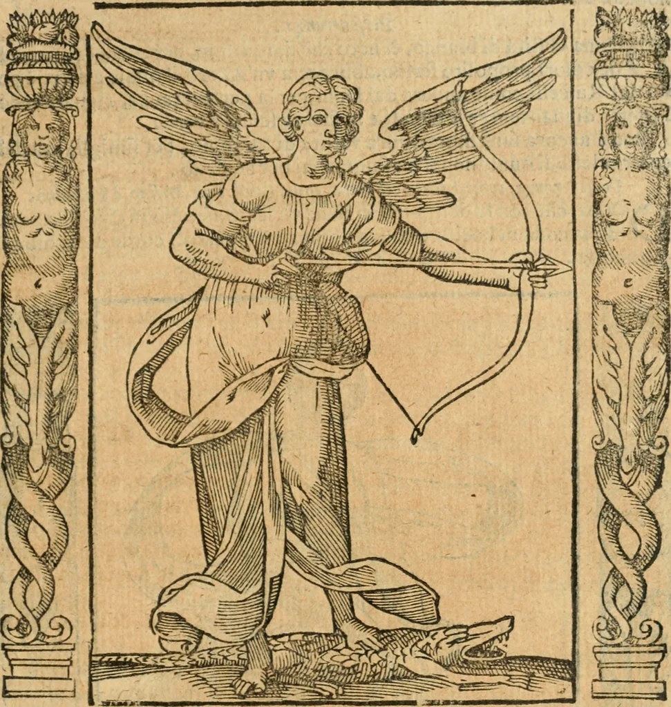 An illustration from Iconologia, ouero, Descrittione di diuerse imagini cauate dall'antichità, & di propria inuentione, 1603, leaf 416