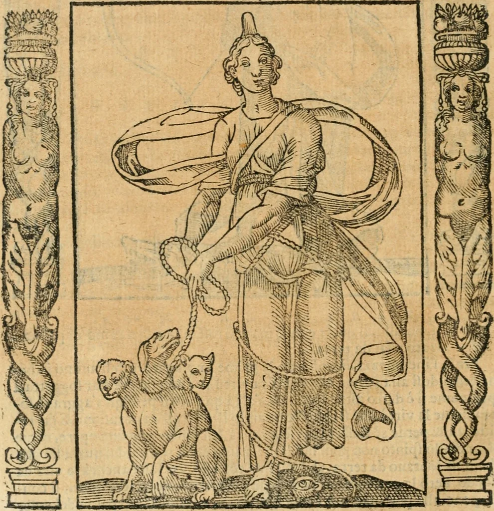 An illustration from Iconologia, ouero, Descrittione di diuerse imagini cauate dall'antichità, & di propria inuentione, 1603, leaf 417