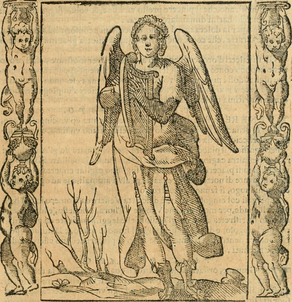 An illustration from Iconologia, ouero, Descrittione di diuerse imagini cauate dall'antichità, & di propria inuentione, 1603, leaf 422