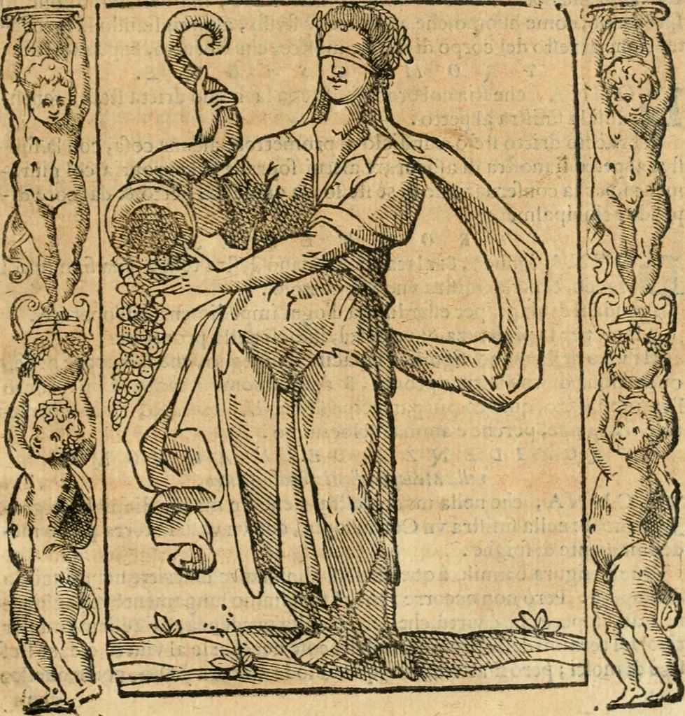 An illustration from Iconologia, ouero, Descrittione di diuerse imagini cauate dall'antichità, & di propria inuentione, 1603, leaf 436