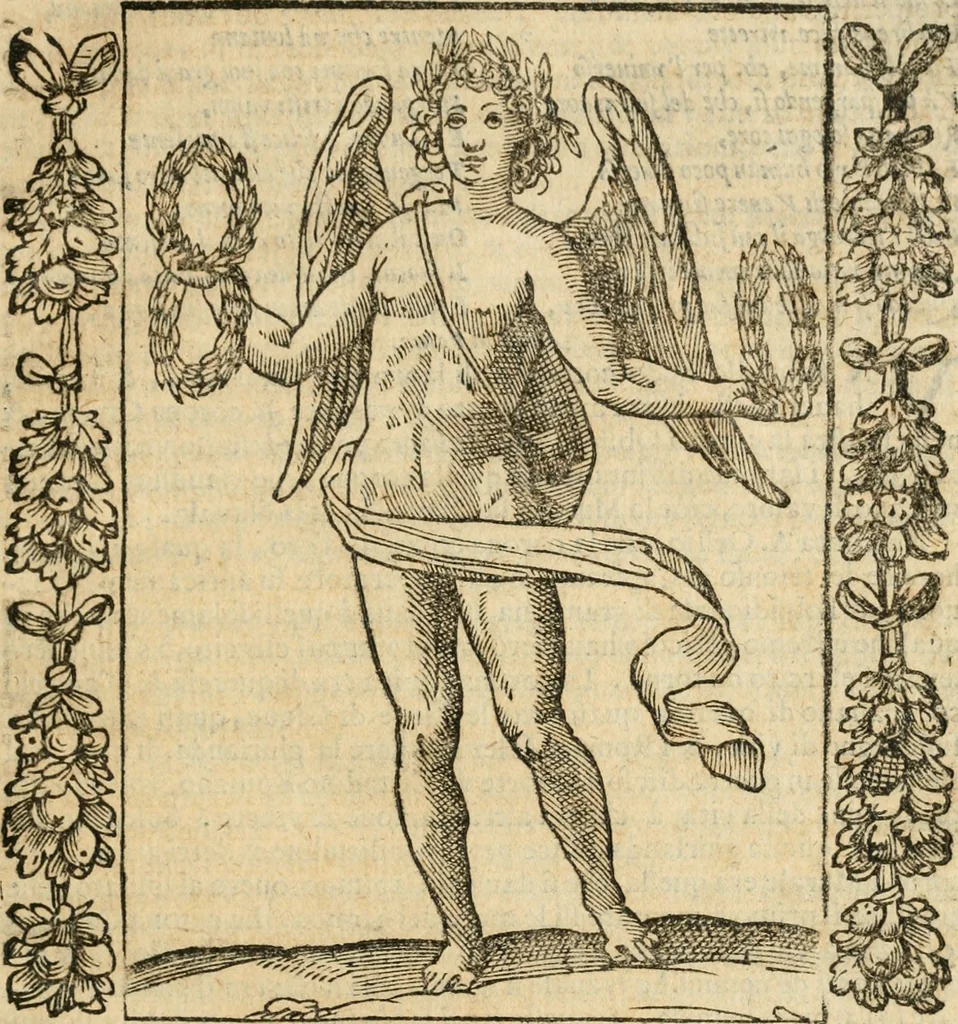 An illustration from Iconologia, ouero, Descrittione di diuerse imagini cauate dall'antichità, & di propria inuentione, 1603, leaf 46
