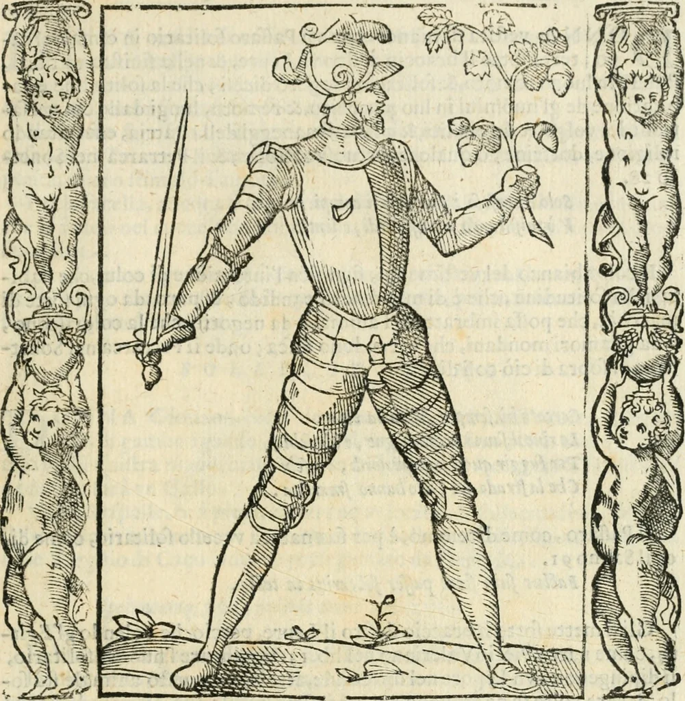 An illustration from Iconologia, ouero, Descrittione di diuerse imagini cauate dall'antichità, & di propria inuentione, 1603, leaf 480