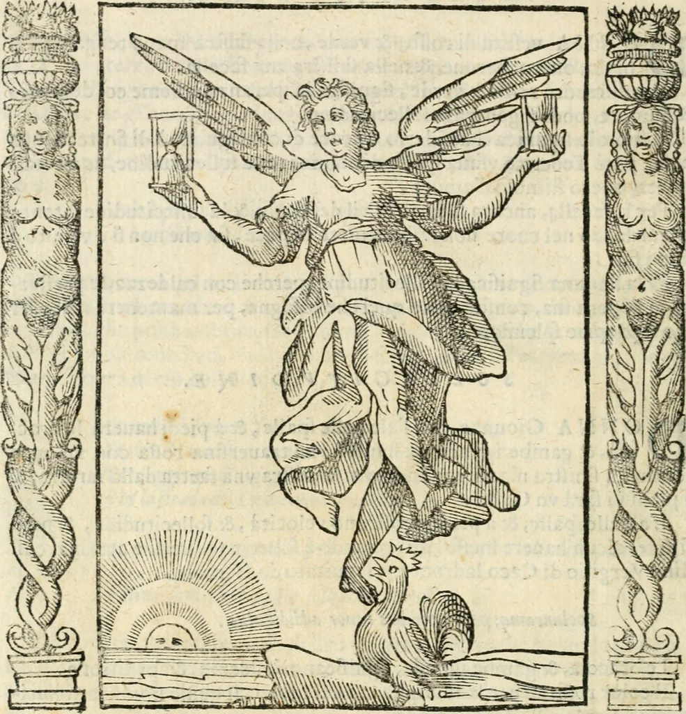 An illustration from Iconologia, ouero, Descrittione di diuerse imagini cauate dall'antichità, & di propria inuentione, 1603, leaf 483