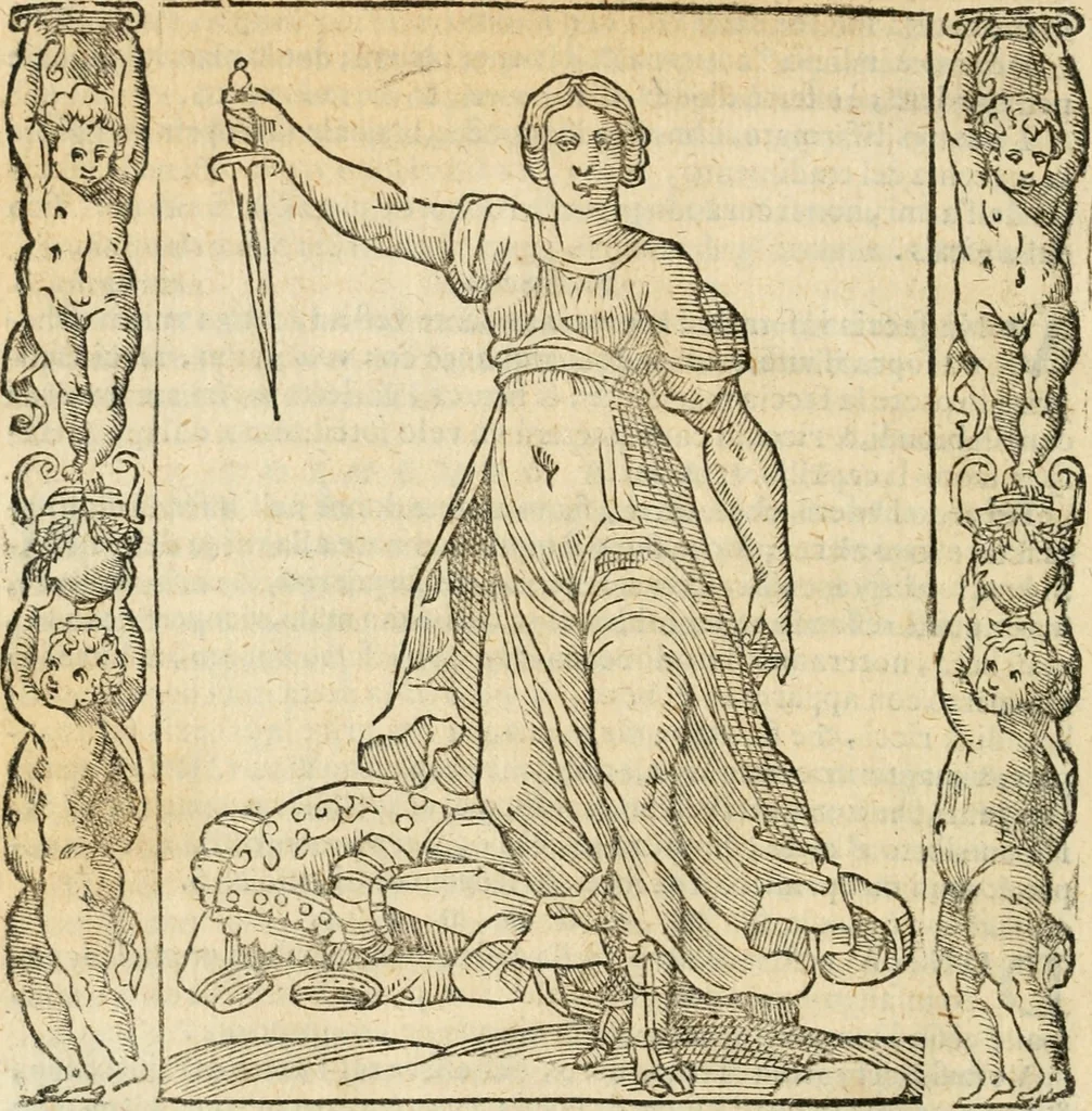An illustration from Iconologia, ouero, Descrittione di diuerse imagini cauate dall'antichità, & di propria inuentione, 1603, leaf 513