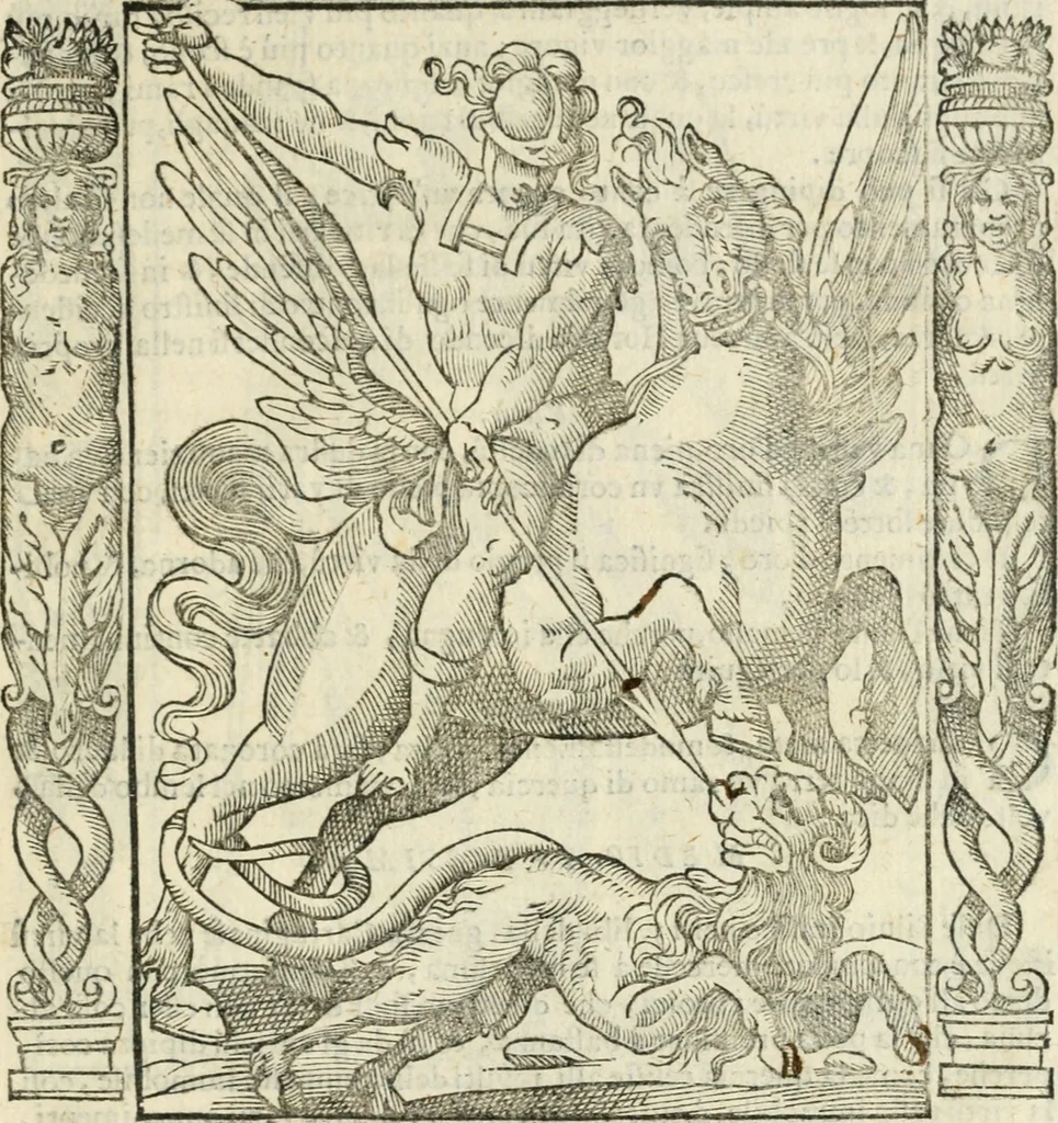 An illustration from Iconologia, ouero, Descrittione di diuerse imagini cauate dall'antichità, & di propria inuentione, 1603, leaf 530