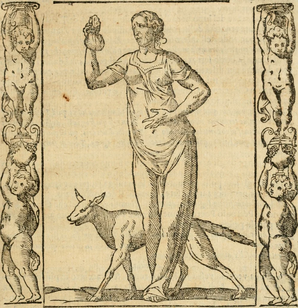 An illustration from Iconologia, ouero, Descrittione di diuerse imagini cauate dall'antichità, & di propria inuentione, 1603, leaf 58