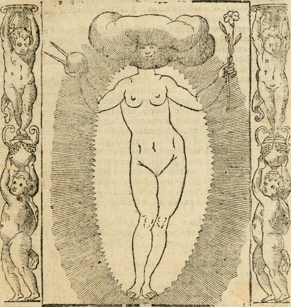 An illustration from Iconologia, ouero, Descrittione di diuerse imagini cauate dall'antichità, & di propria inuentione, 1603, leaf 68