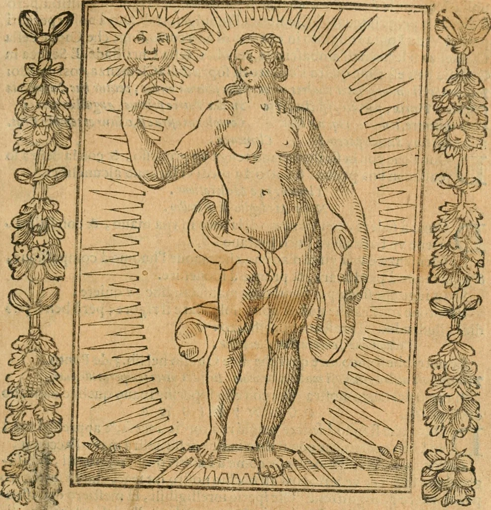 An illustration from Iconologia, ouero, Descrittione di diuerse imagini cauate dall'antichità, & di propria inuentione, 1603, leaf 96