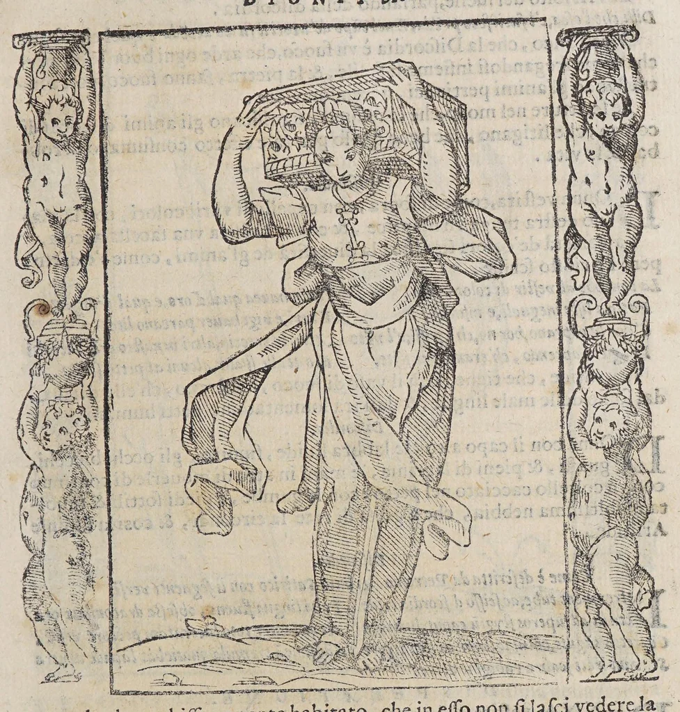 An illustration from Iconologia ouero Descrittione di diuerse imagini cauate dall'antichità, & di propria inuentione;, 1603, leaf 135