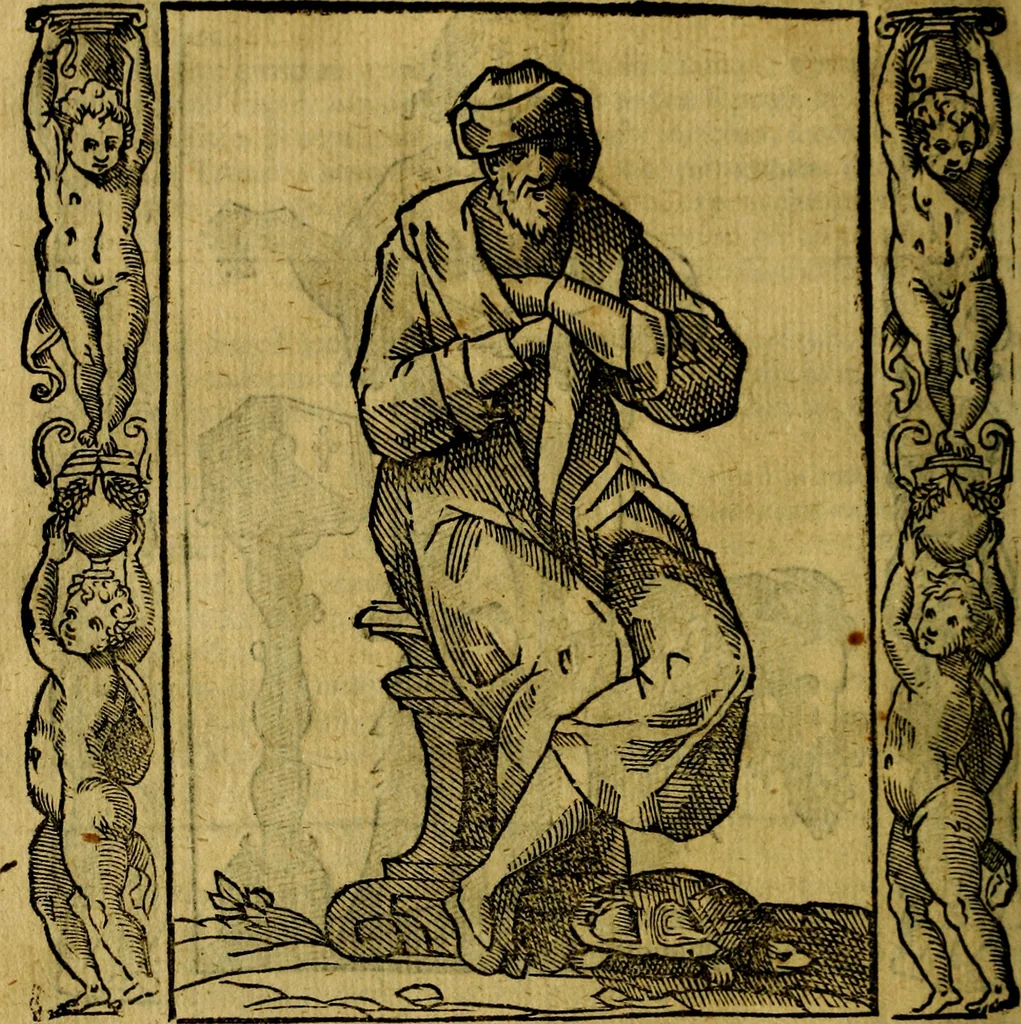 An illustration from Iconologia, overo Descrittione di diverse imagini cauate dall'antichità, & di propria inuentione,, 1603, leaf 105