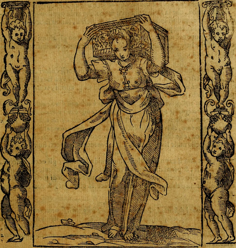 An illustration from Iconologia, overo Descrittione di diverse imagini cauate dall'antichità, & di propria inuentione,, 1603, leaf 132