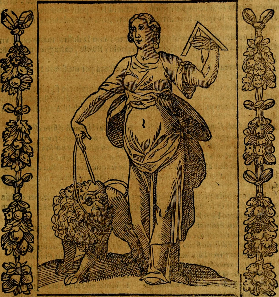 An illustration from Iconologia, overo Descrittione di diverse imagini cauate dall'antichità, & di propria inuentione,, 1603, leaf 158